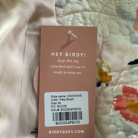 Birdy Grey Gwennie w/ slit Blush Pink - Picture 2 of 3